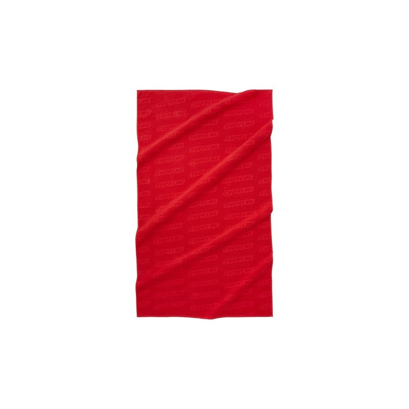 Supreme Debossed Logo Beach Towel Red - SS18 - US